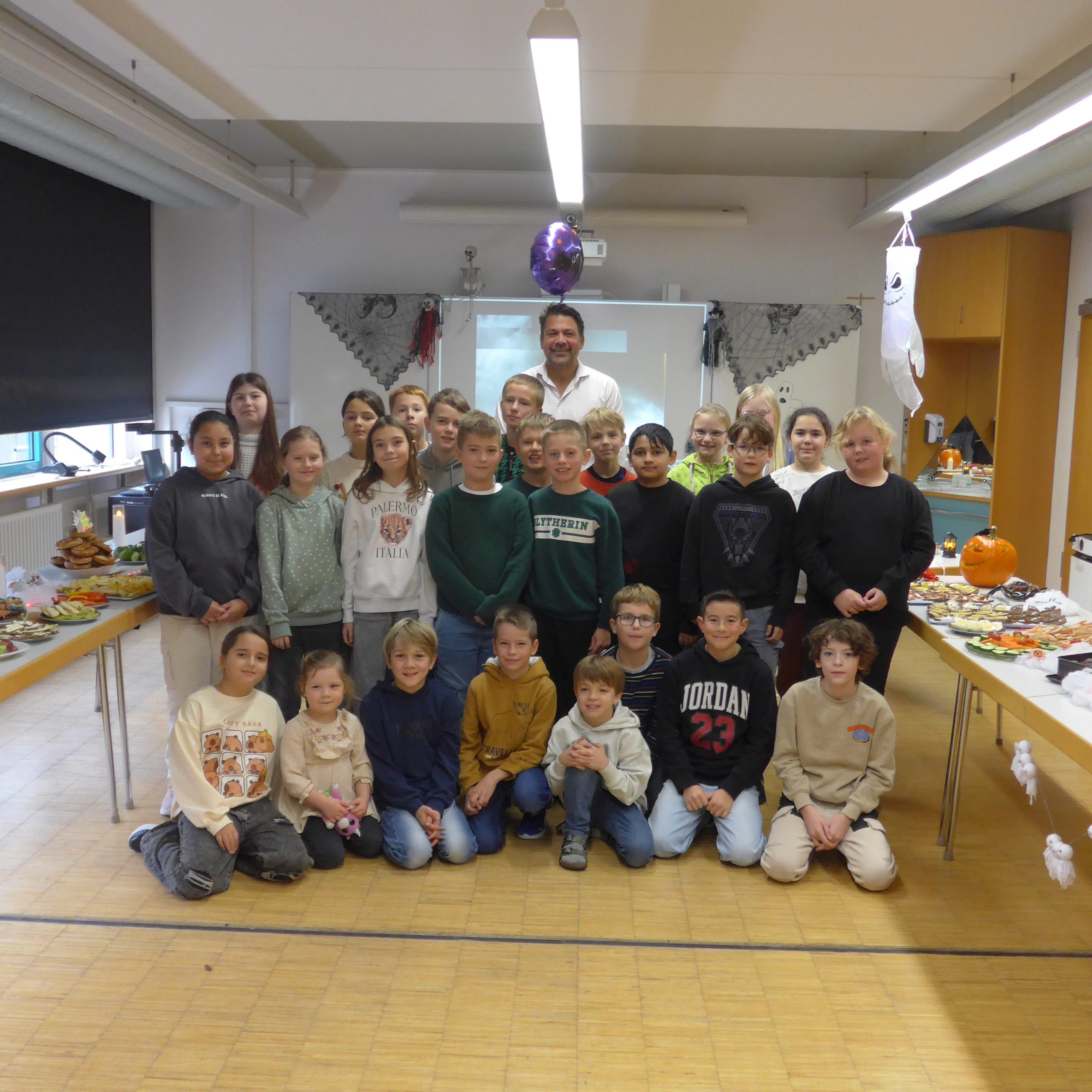 Halloweenfrühstück der 4a