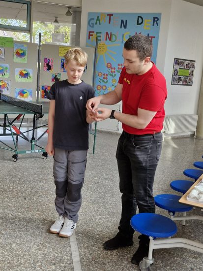 Erste-Hilfe-Kurs der 3. Klassen