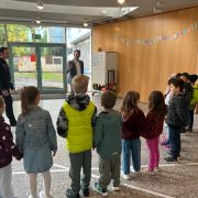 Begrüßung der 1a und Schulwegbegehung